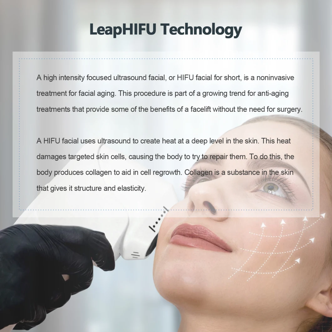 2023 Best Selling 5D 4D 3D Hifu High Intensity Focused Ultrasound Skin Rejuvenation Machine