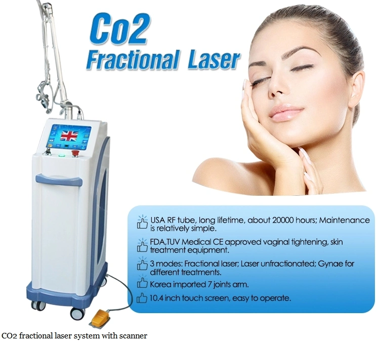 Super Result Acne Scar Removal CO2 Fractional Laser Equipment/RF Tube CO2/CO2 Wart Laser/Equipo Laser CO2 Fraccionado Vaginal
