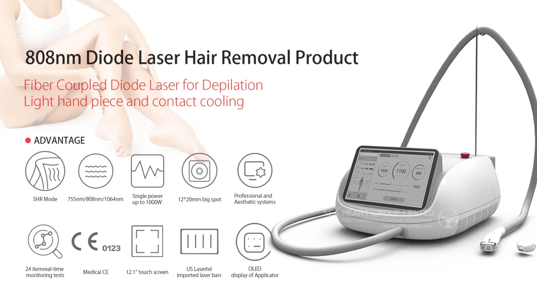 Fiber Coupled Diode Laser 808nm for Hair Removal