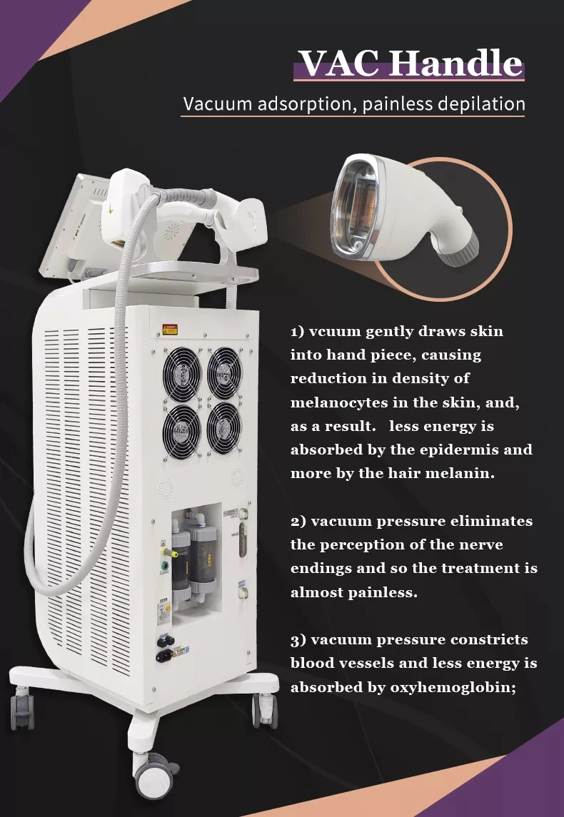 755+808+1064 808nm Diode Laser Hair Removal Beauty Machine for Good Effect Skin Opt IPL Elight Beauty Equipment