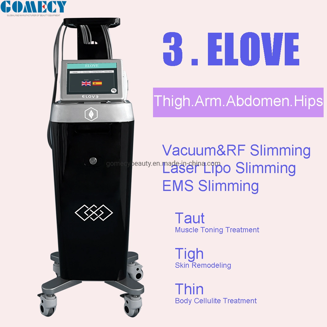 4 in 1 Vacuum RF 100kpa EMS Slimming System Fat Removal Body Contouring Lipolaser Weight Loss EMS Beauty Machine
