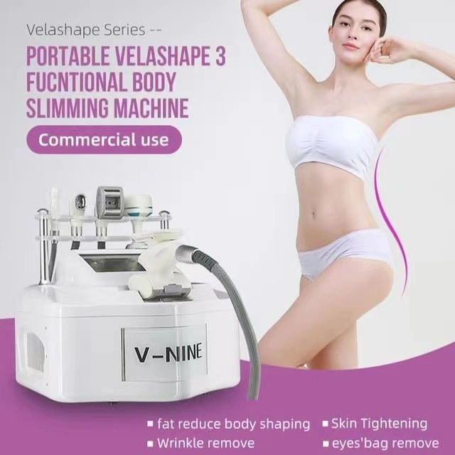 Popular 4 in 1 Vela Body Slimming Shape 40K 80K Laser RF Vacuum Roller Cavitation Slimming Body Shape VAC Machine