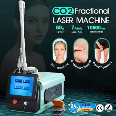 CE Fractional CO2 Laser Wrinkle Removal Pigmentation Stretch Mark Removal Skin Vagina Tightening Rejuvenation Surgery Professional Beauty Equipment Machine