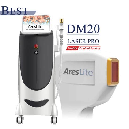 New Arrival 100 Millions Shots Non Crystal 3 Wavelengths Painless Diode Laser 755nm 808nm 1064nm Laser Hair Removal